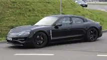 2020 Porsche Mission E spy photo