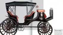 Michael Jackson's Neverland Valley electrified horse-drawn carriage