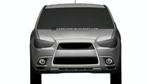 Mitsubishi Compact Crossover Design Illustrations