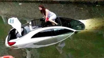 Mercedes-Benz CLA accident in China