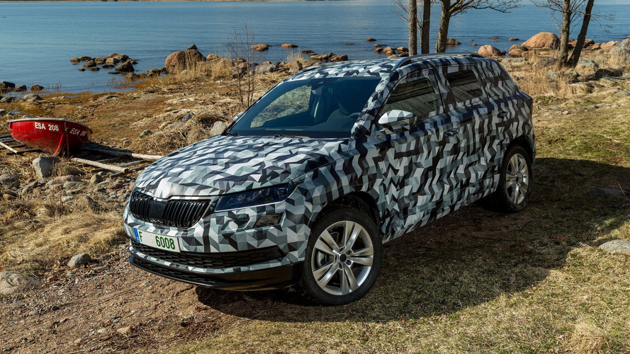 2018 Skoda Karoq camouflaged prototype