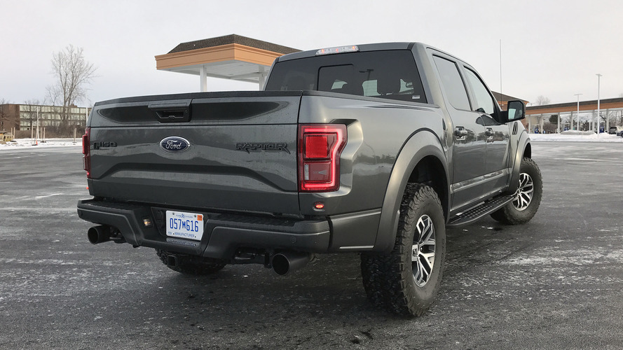 2017 Ford F-150 Raptor towing a 1984 Mercedes-Benz 300TD Wagon
