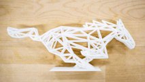 Ford Mustang Mach-E 3D-Printed Sculpture Partially Complete