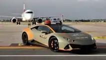Lamborghini Huracán Evo als Follow-Me-Car