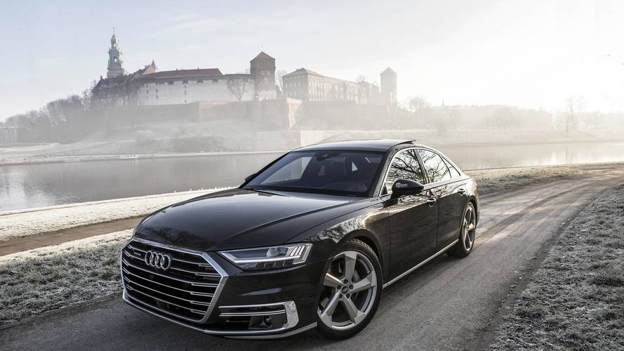 2019 Audi A8'in Polonya'da Çekilmiş Fotoğrafları