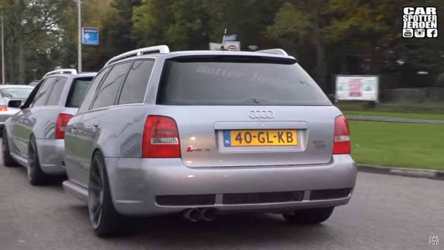 Audi RS4 Avant With Custom Trailer