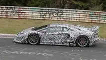 Lamborghini Aventador SV Jota 2019 fotos espía