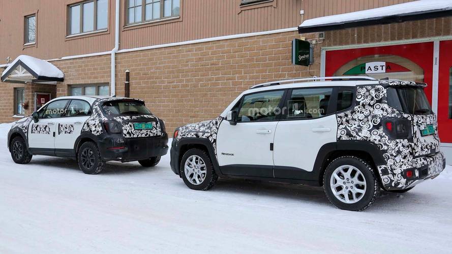 Fiat 500X Facelift Spy Photo