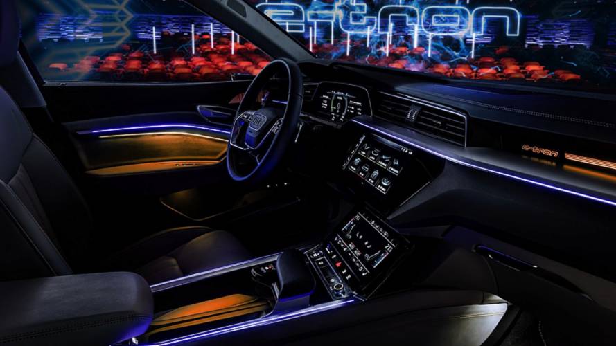 Audi E-Tron reveals high-tech interior with five screens