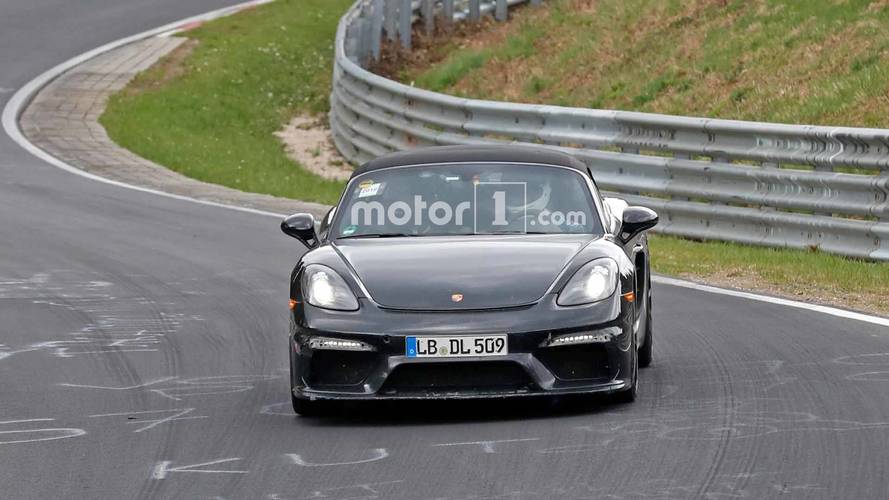 Porsche 718 Boxster Spyder Spy Shots