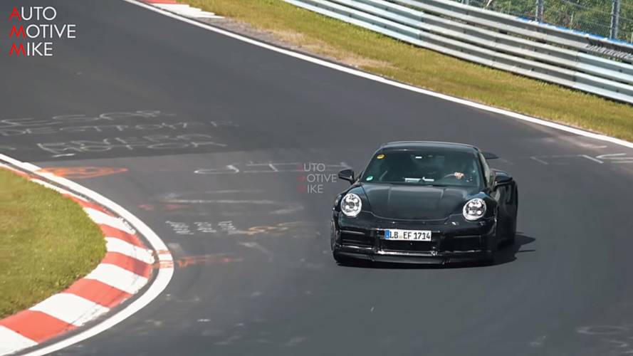 2020 Porsche 911 Turbo spy screenshot