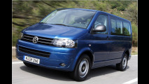 Langsamste Beschleunigung 0-100 km/h bei  Serienautos: VW T5 Multivan 2.0 TDI Startline