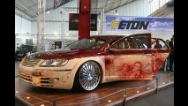 Für seine Premiere ist dieser Phaeton gerade noch rechtzeitig zur Car + Sound fertig geworden