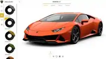 Lamborghini Huracan Evo, il configuratore online