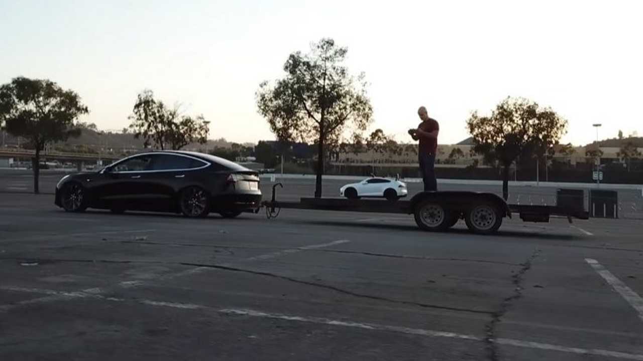 Model 3 towing