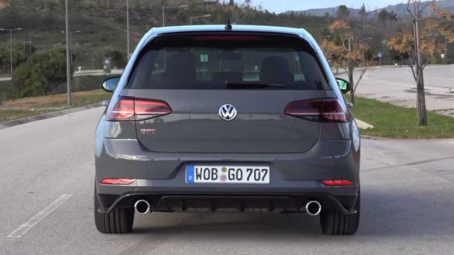 Watch VW Golf GTI TCR under hard acceleration