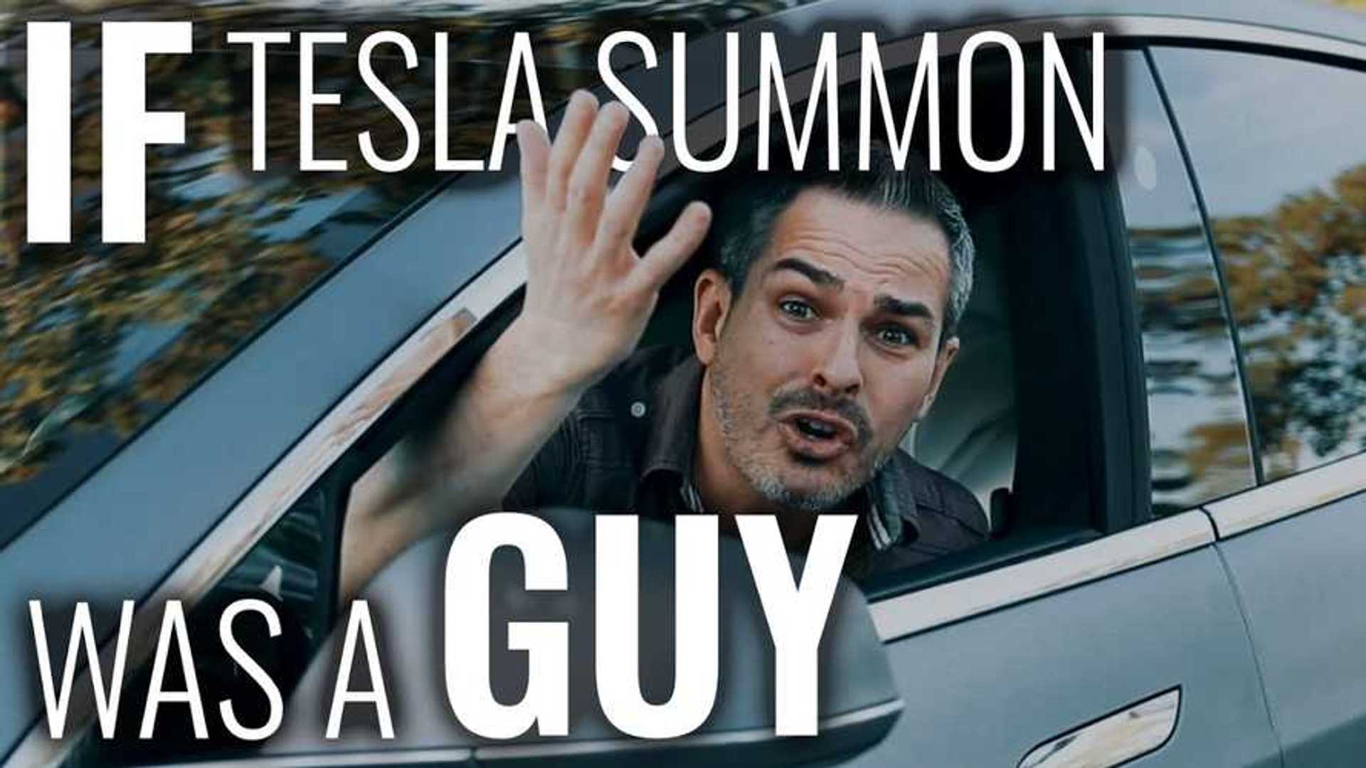 What If Tesla Summon Was Actually A Real Person You Know A Chauffeur