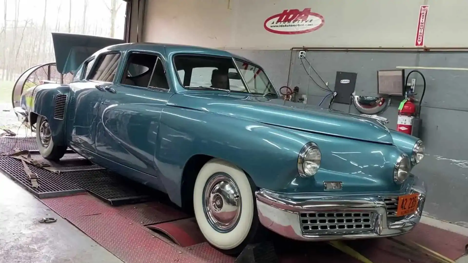 Watch An Original, Waltz Blue 1948 Tucker Take On A Dyno Test