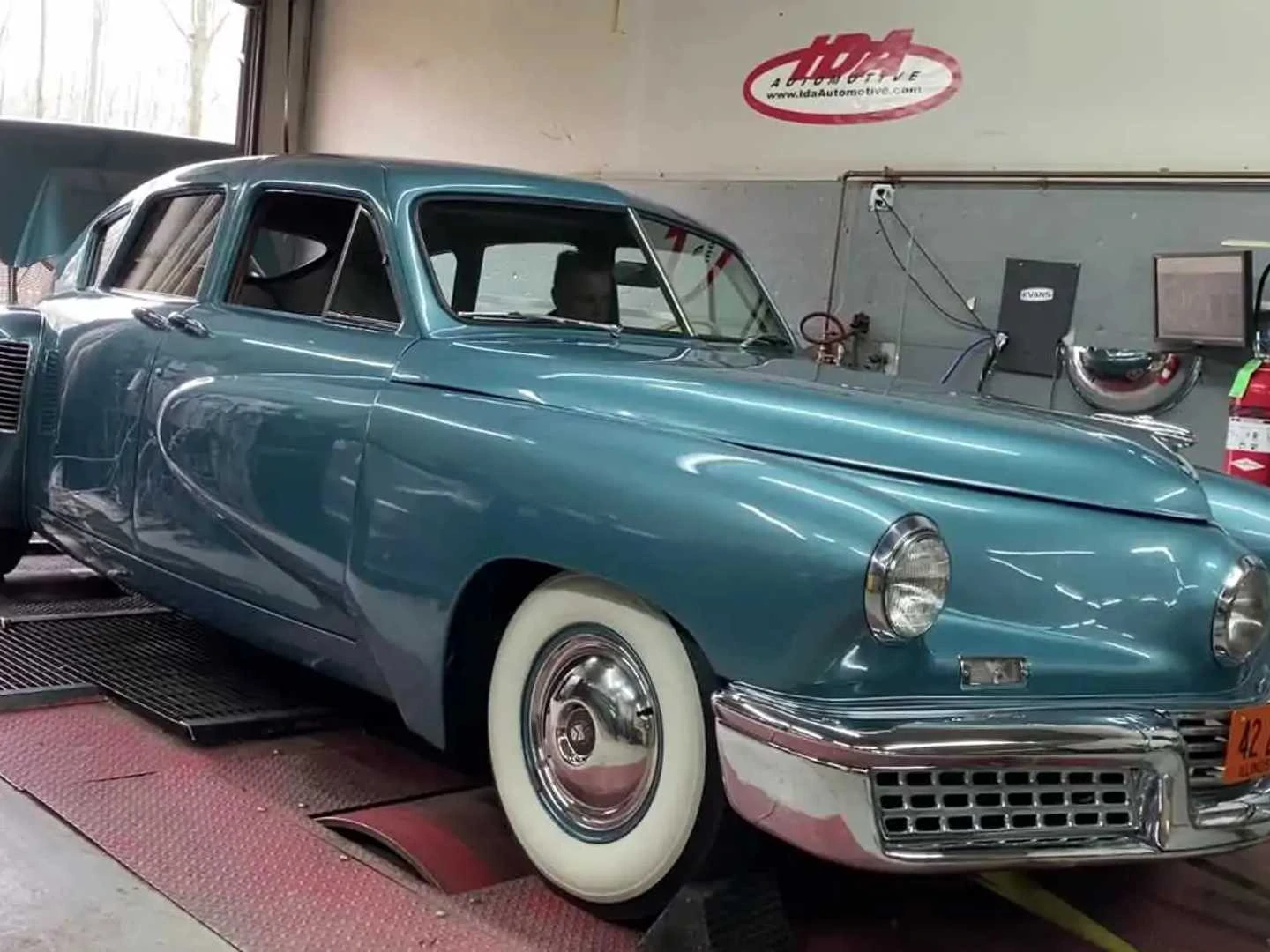 Watch An Original, Waltz Blue 1948 Tucker Take On A Dyno Test