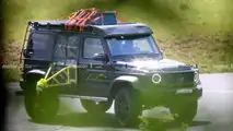 New Mercedes-Benz G550 4×4² spy photo