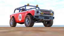 Ford Bronco Rod Hall Race Truck Rendering Three Quarters