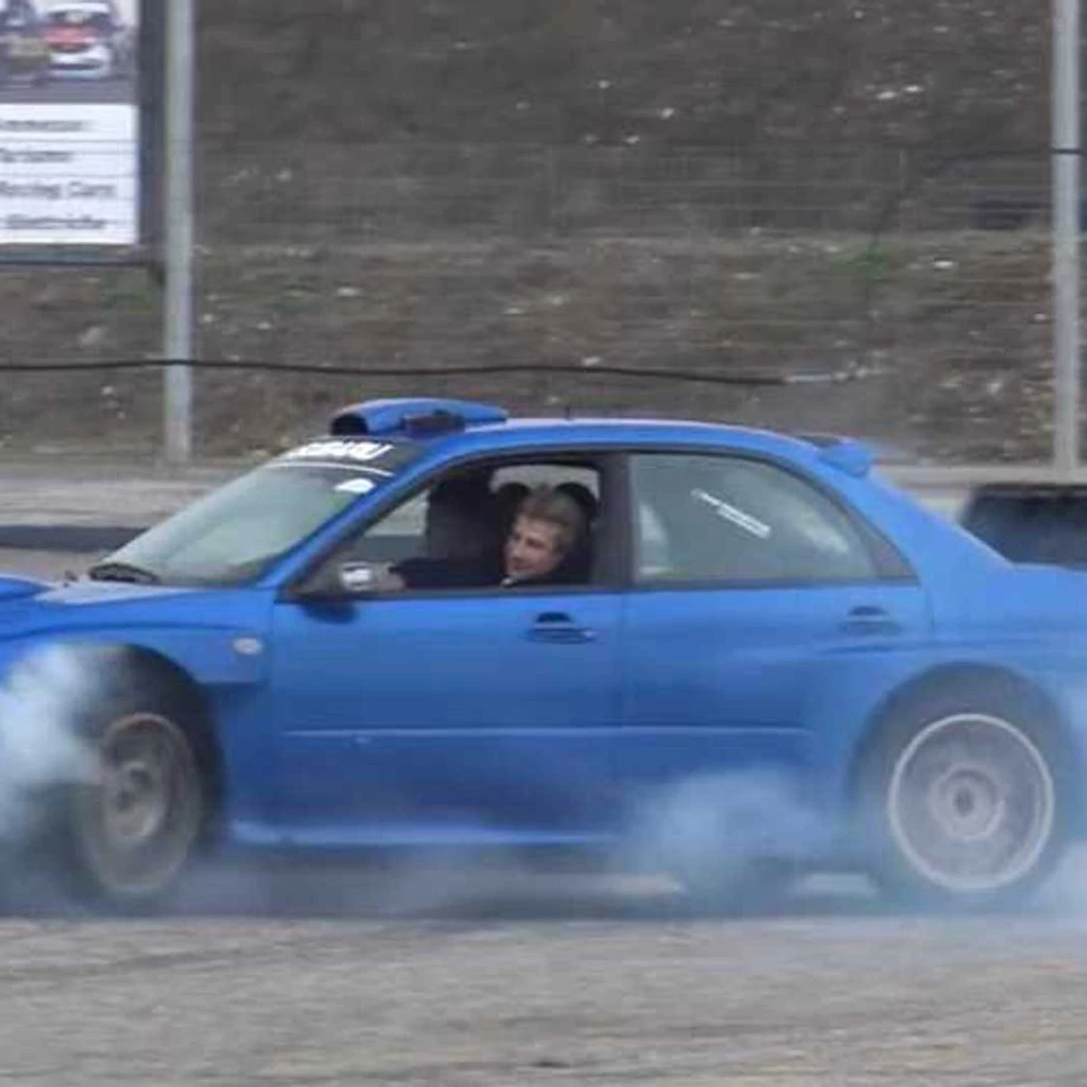Subaru Impreza Wrc Rally Car Replica Does Awd Donuts
