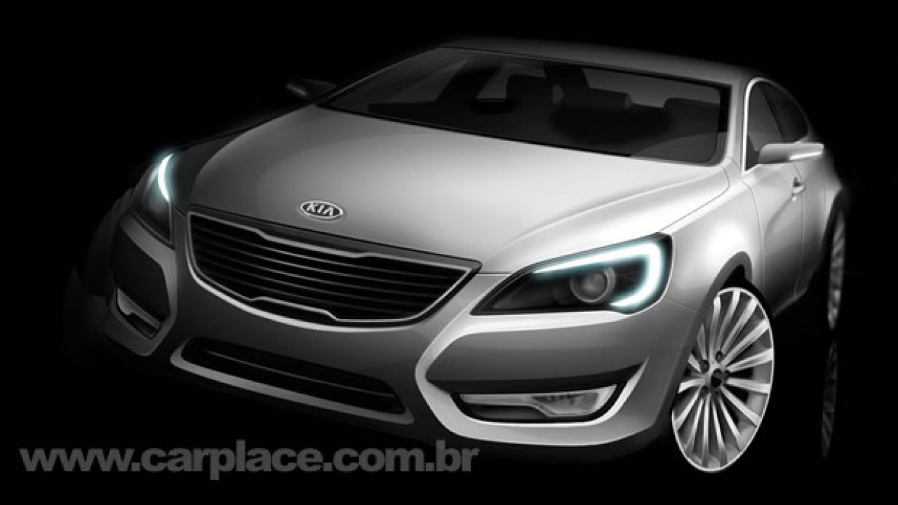 Irmão do Hyundai Azera: Kia divulga imagens do novo VG sedan