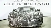 Scrap metal supercar sculptures