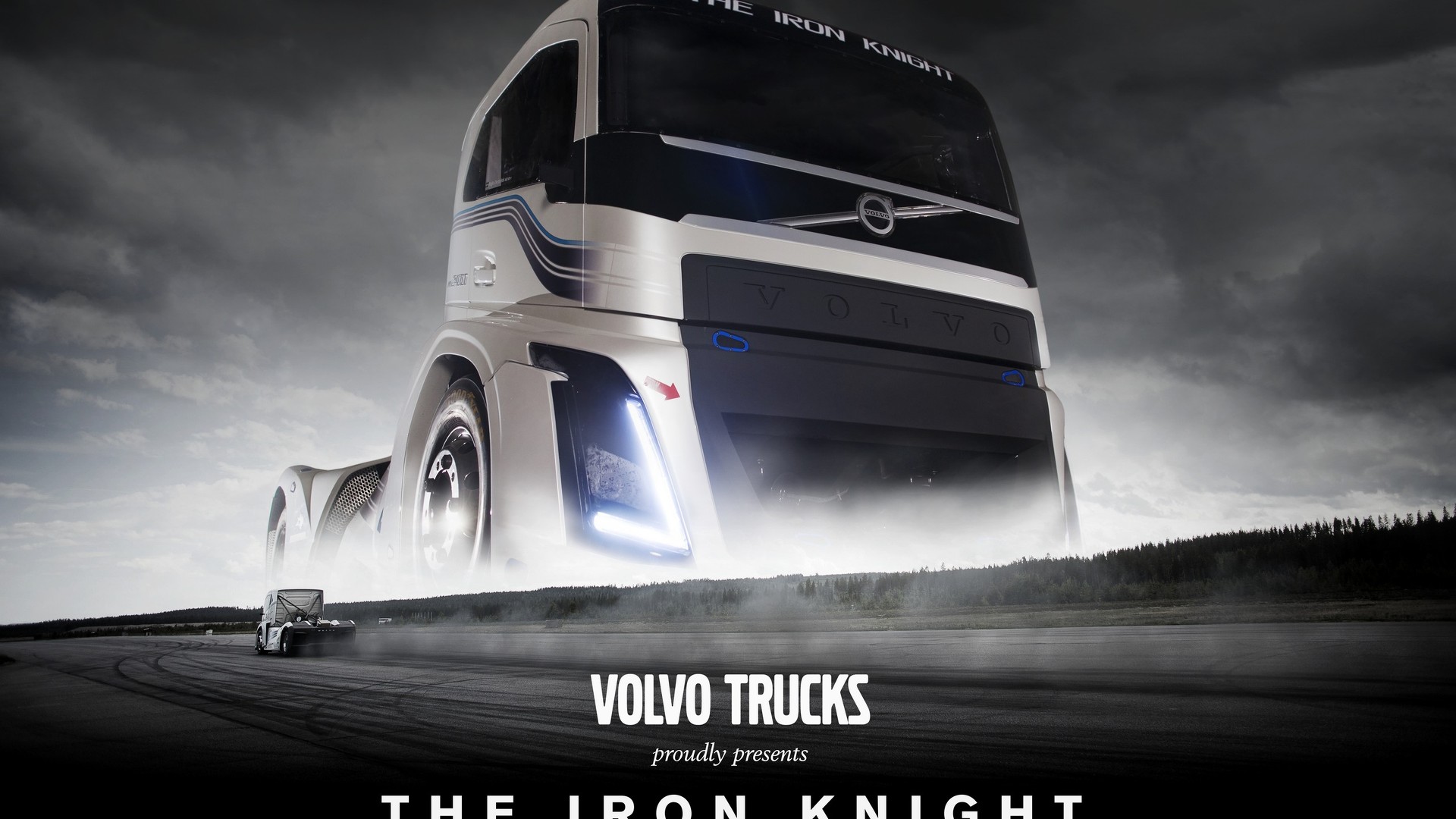 The Iron Knight Le camion Volvo de 2400 chevaux bat deux records de