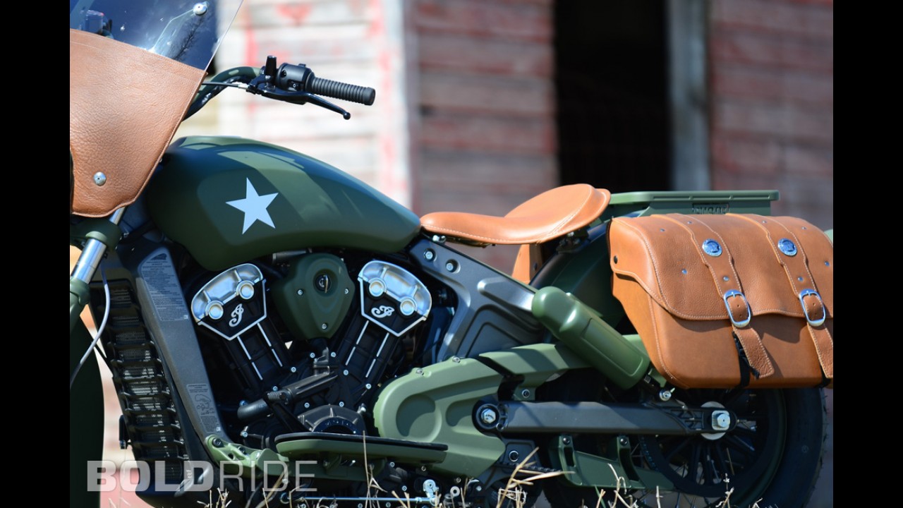 indian motorcycle custom military scout