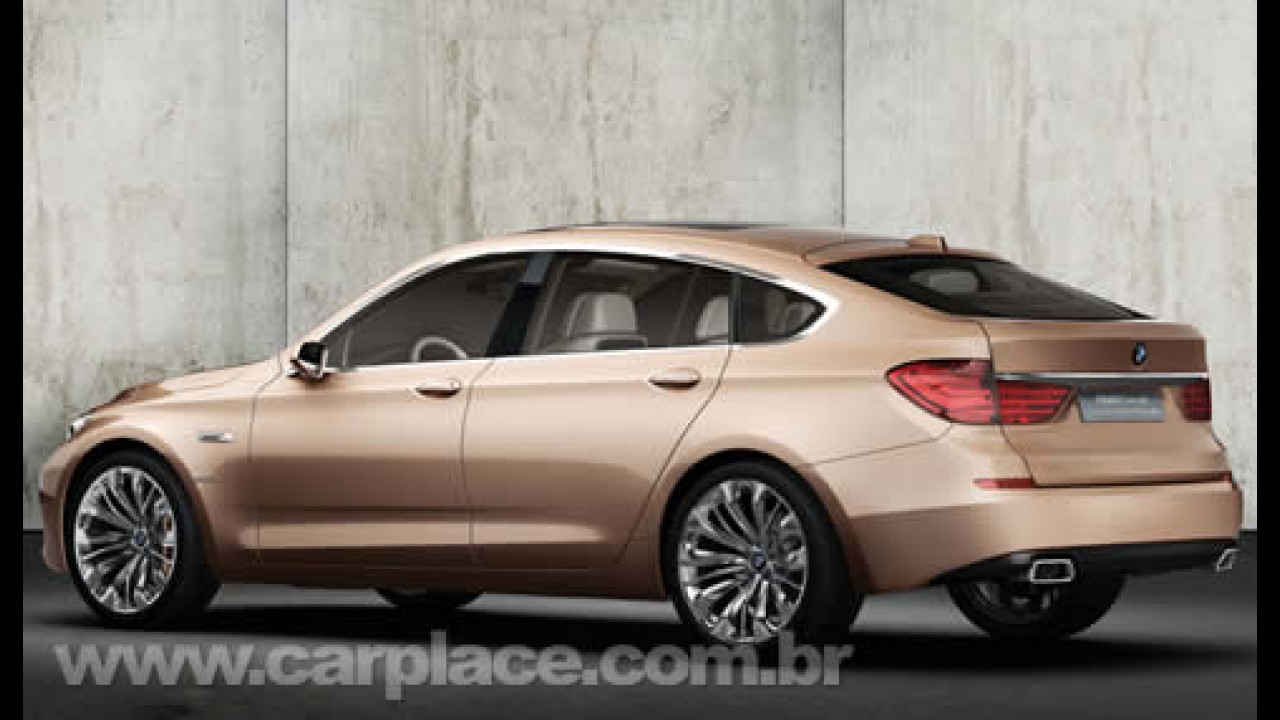 BMW Série 5 Gran Turismo Concept 2009 é mistura de coupé, sedã e utilitário