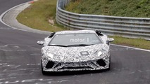 Lamborghini Aventador refresh spy pics