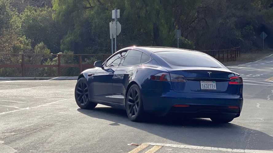 Tesla Model S Plaid Prototype Spotted Bearing Telltale Modifications