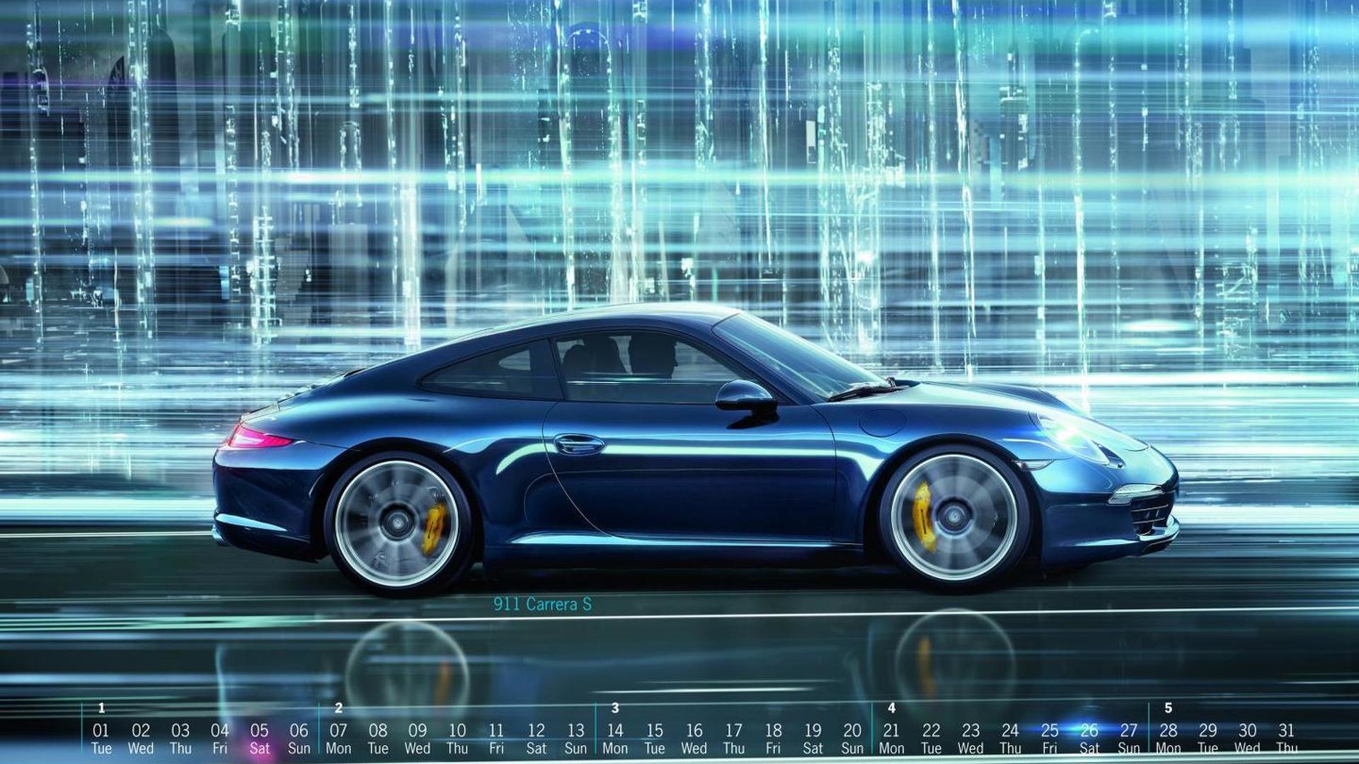 Porsche Calendar Mega City 2013 Launched Motor1 Photos