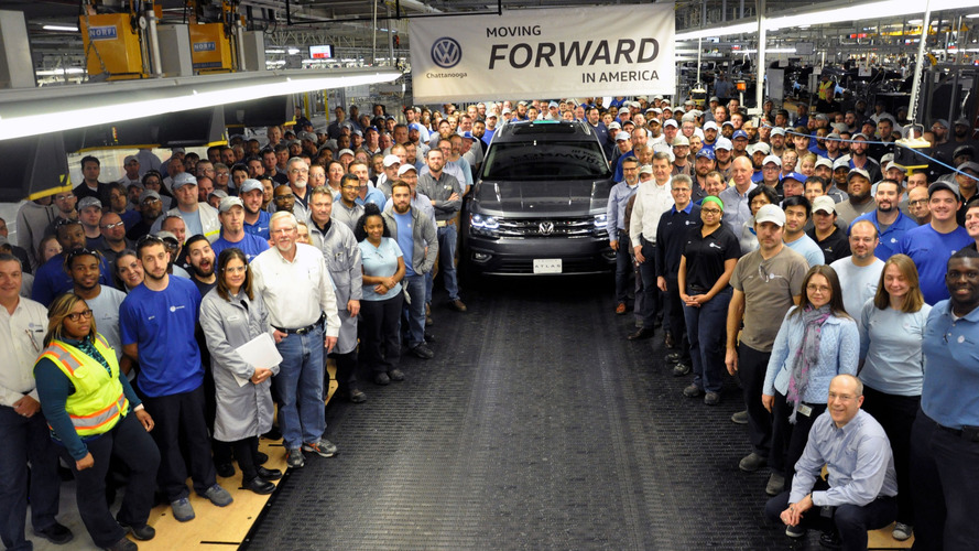 2018 VW Atlas production start