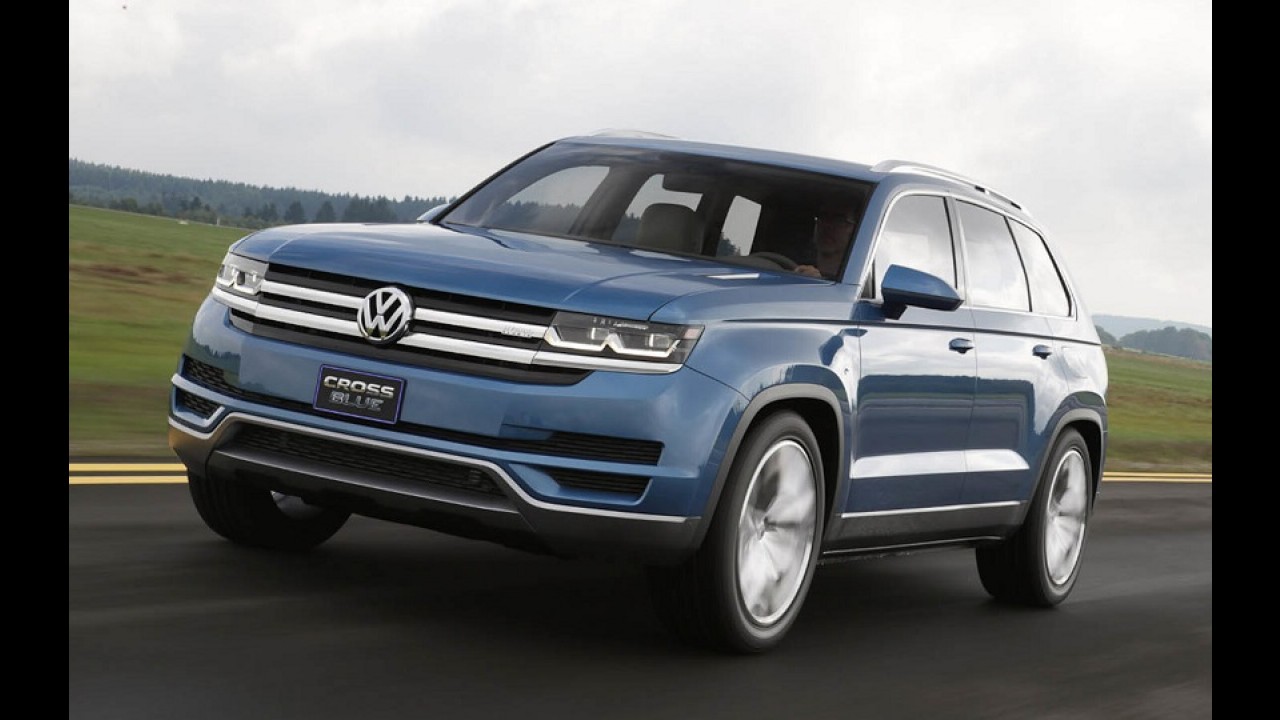 VW fabrica primeira carroceria do novo SUV de grande porte CrossBlue