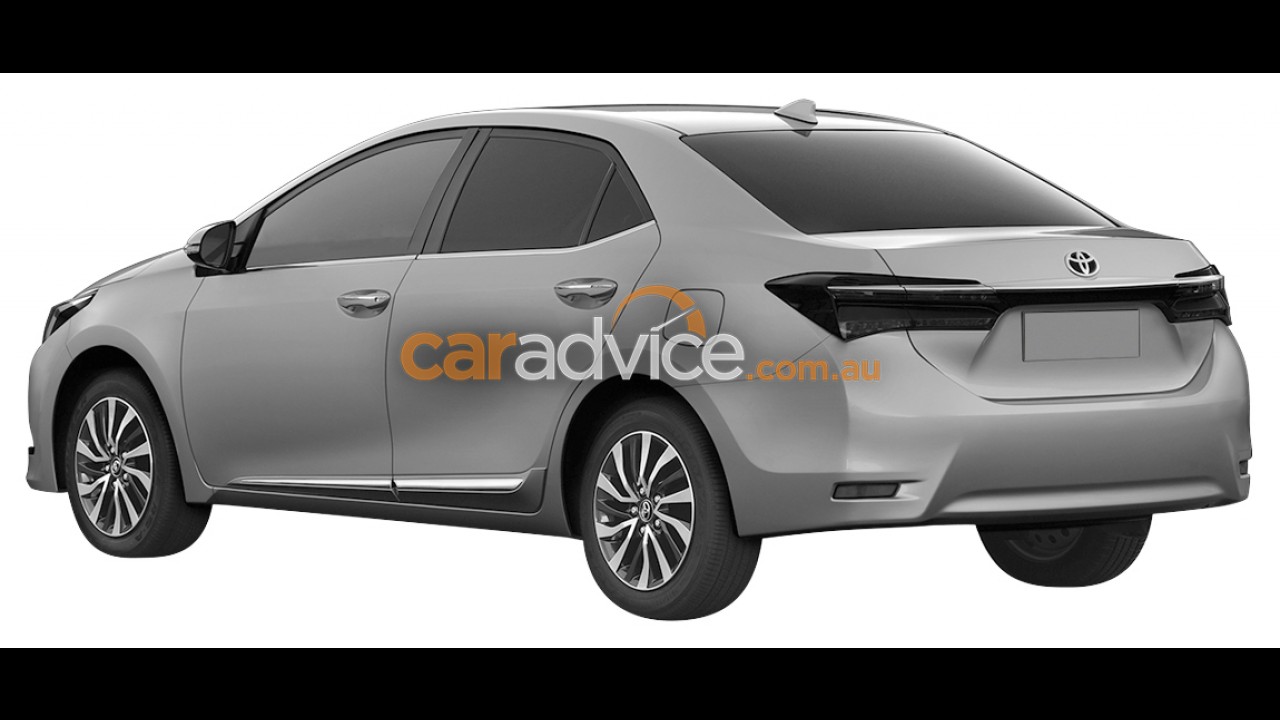 Toyota Corolla reestilizado aparece em imagens de patente
