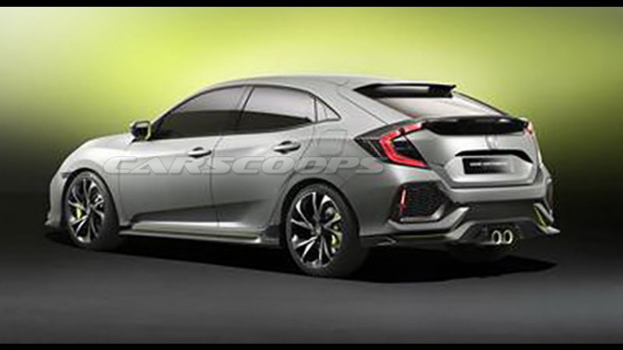 Novo Civic hatch: fotos do conceito vazam antes da estreia