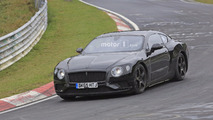 2018 Bentley Continental GT spy photo