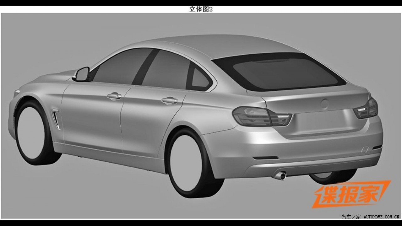 BMW Série 4 Grand Coupé surge em imagens de registo de patente
