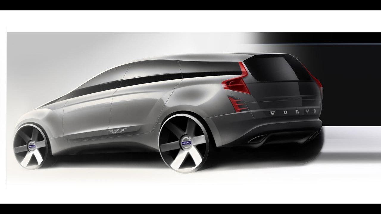 Volvo mostra esboço do futuro XC90 2014