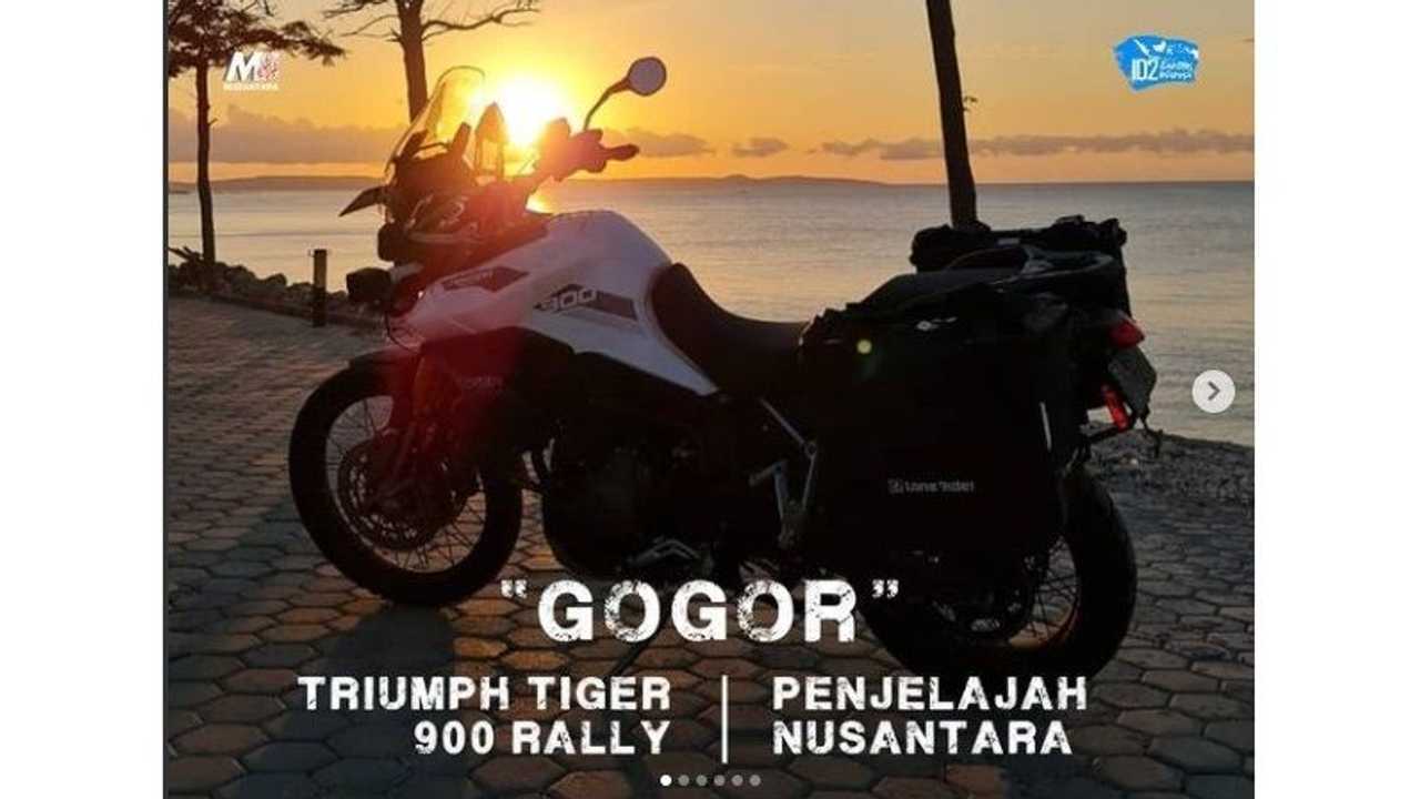 Komunitas M8 Nusantara Gogor Triumph Tiger 900 Rally