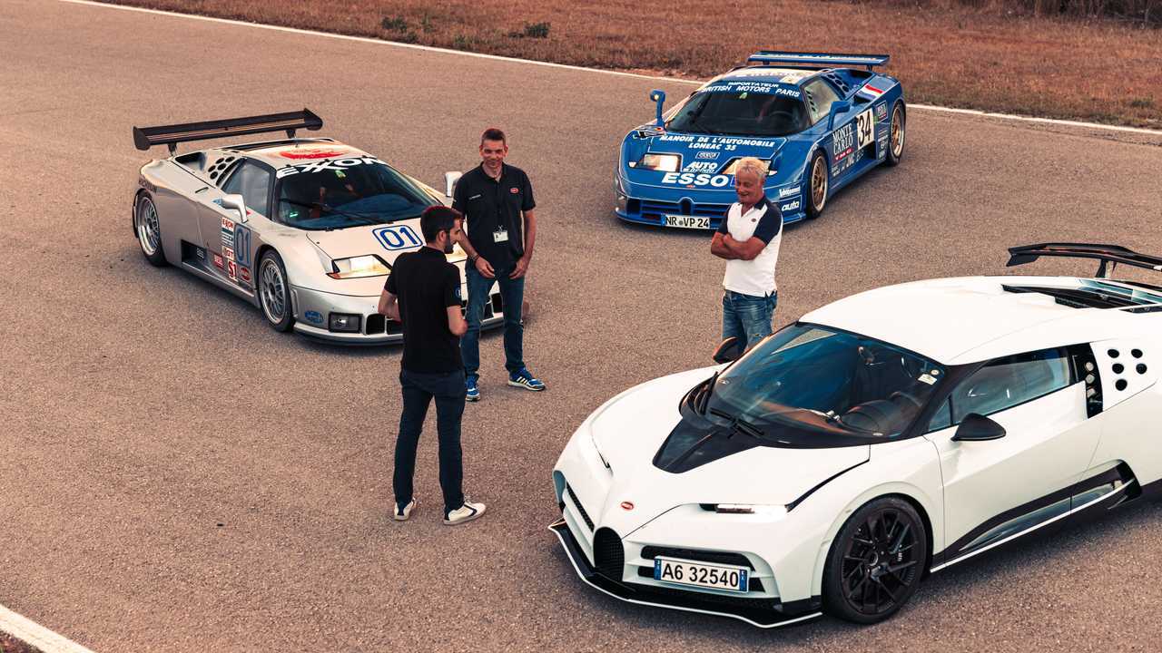 Bugatti Centodieci, i collaudi sulla pista di Nardò