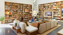 Rivian Venice Hub inside library