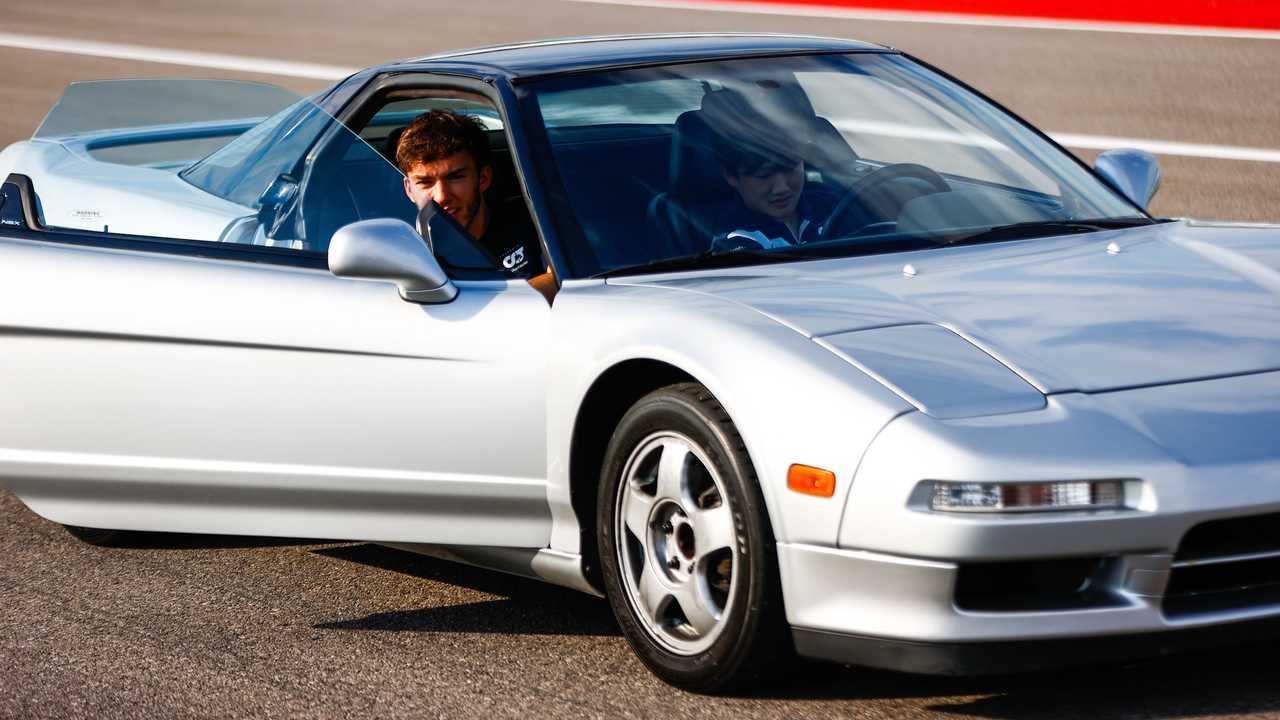 Alpha Tauri Drives The Original NSX At COTA