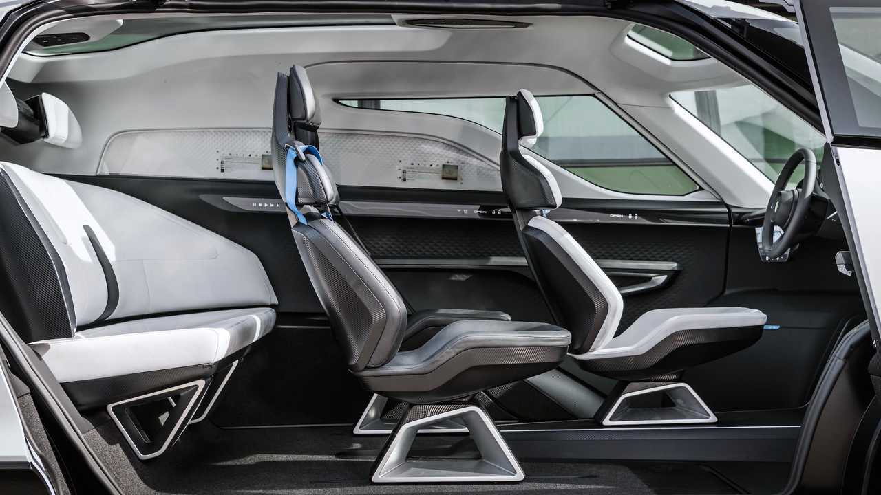 Porsche Vision Renndienst Elektrikli Minibüs Konsepti İç Mekanı