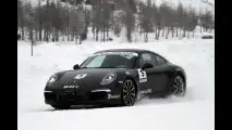 Porsche 911 alla Porsche Sport Driving School Ice 2012