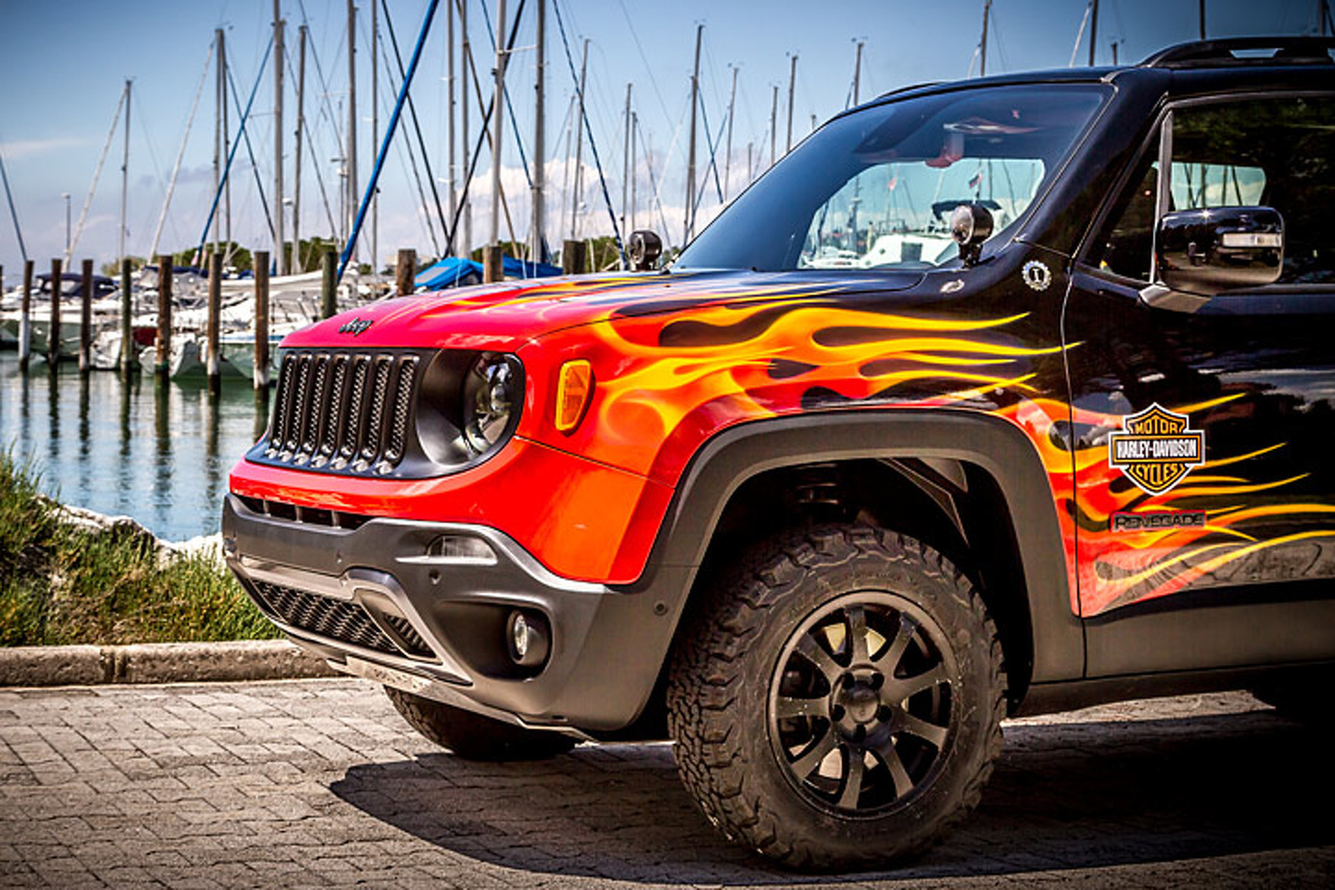 'Hell’s Revenge' is a Fiery Jeep Tribute to Harley-Davidson