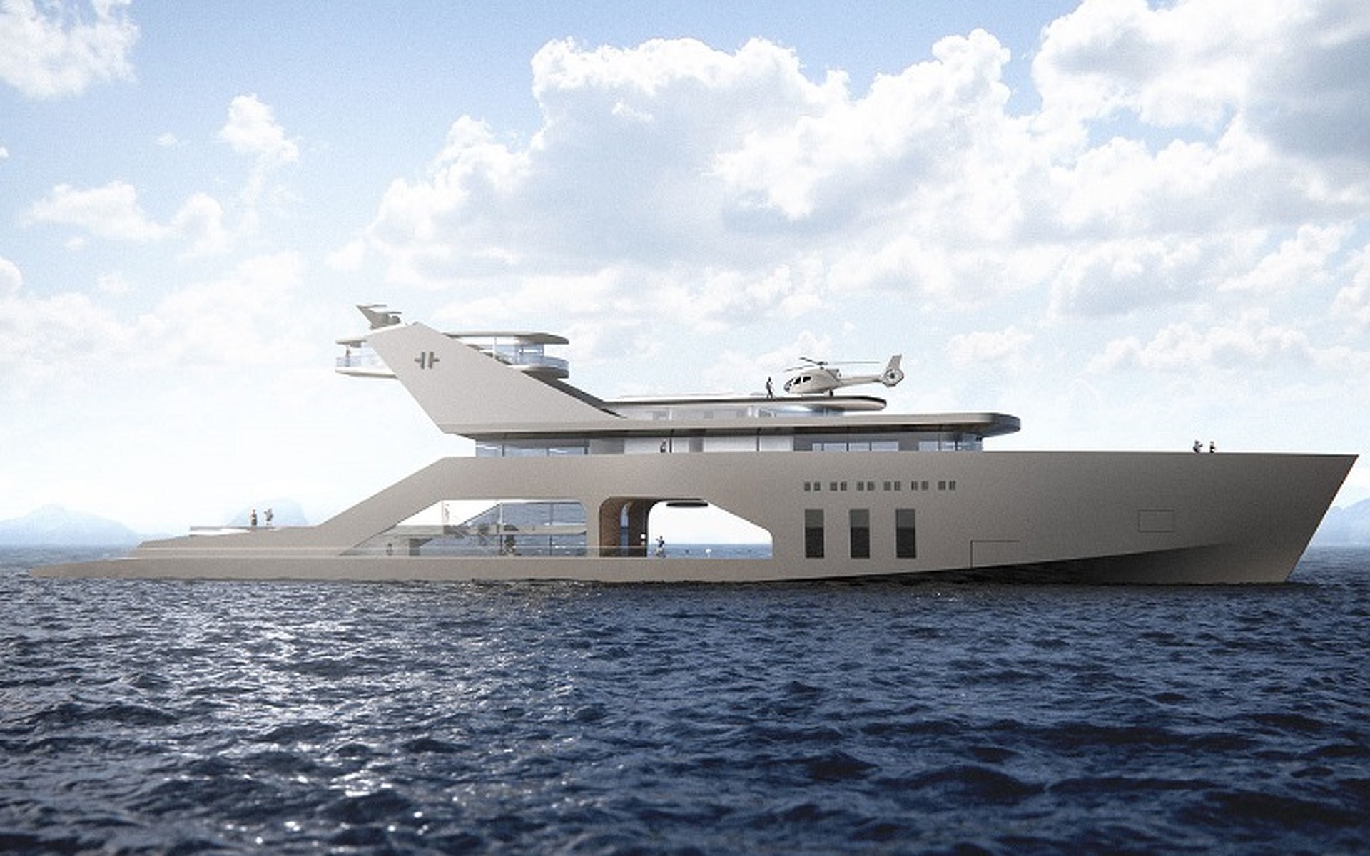 Hareide Design's Mega Yacht is the Stuff of Dreams