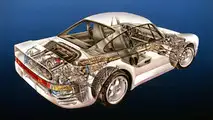 Porsche 959 Cutaway